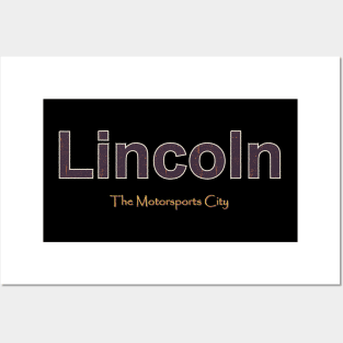 Lincoln Grunge Text Posters and Art